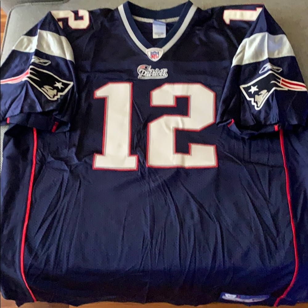 Tom Brady NE Patriots home jersey